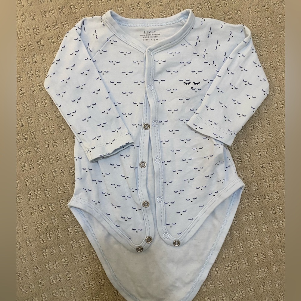 Lively Blue Baby One Piece